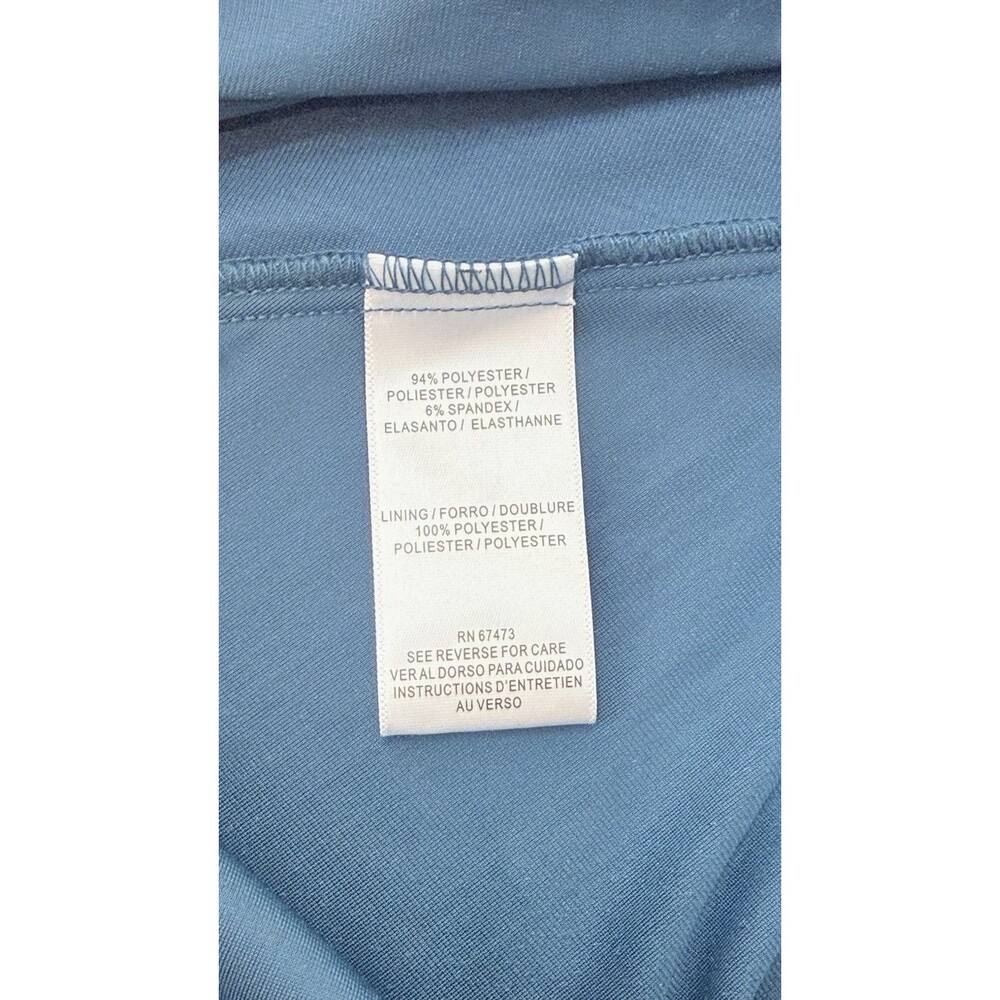 Taylor Womens Dress Blue Velvet  Evening Flare Size 14 - Picture 11 of 15